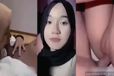 Tiktoker Cantik Hijab Pamer Memek Mulus Muncrat poster